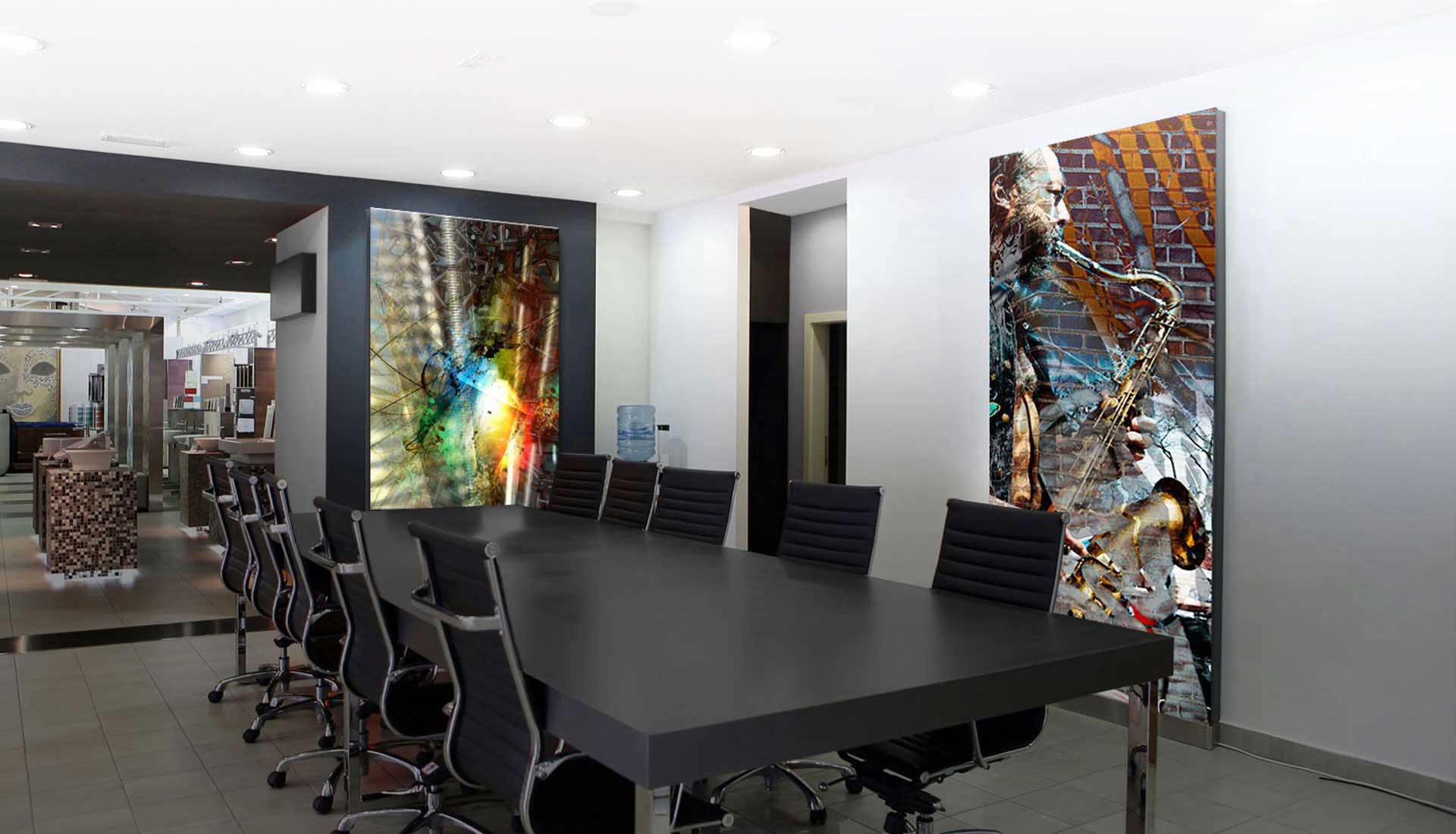 Œuvre pour entreprise